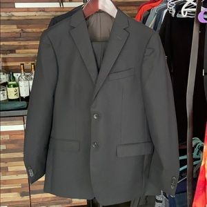 Black two button suit